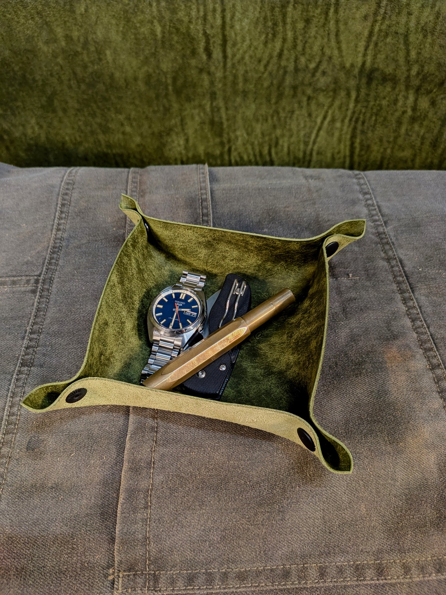 Valet Tray - Moss Green