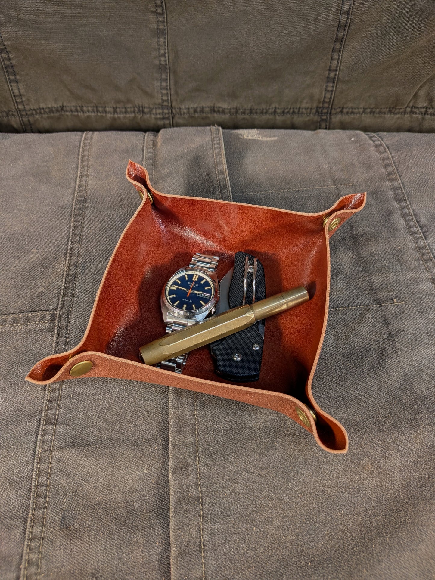 Valet Tray - Classic Brown