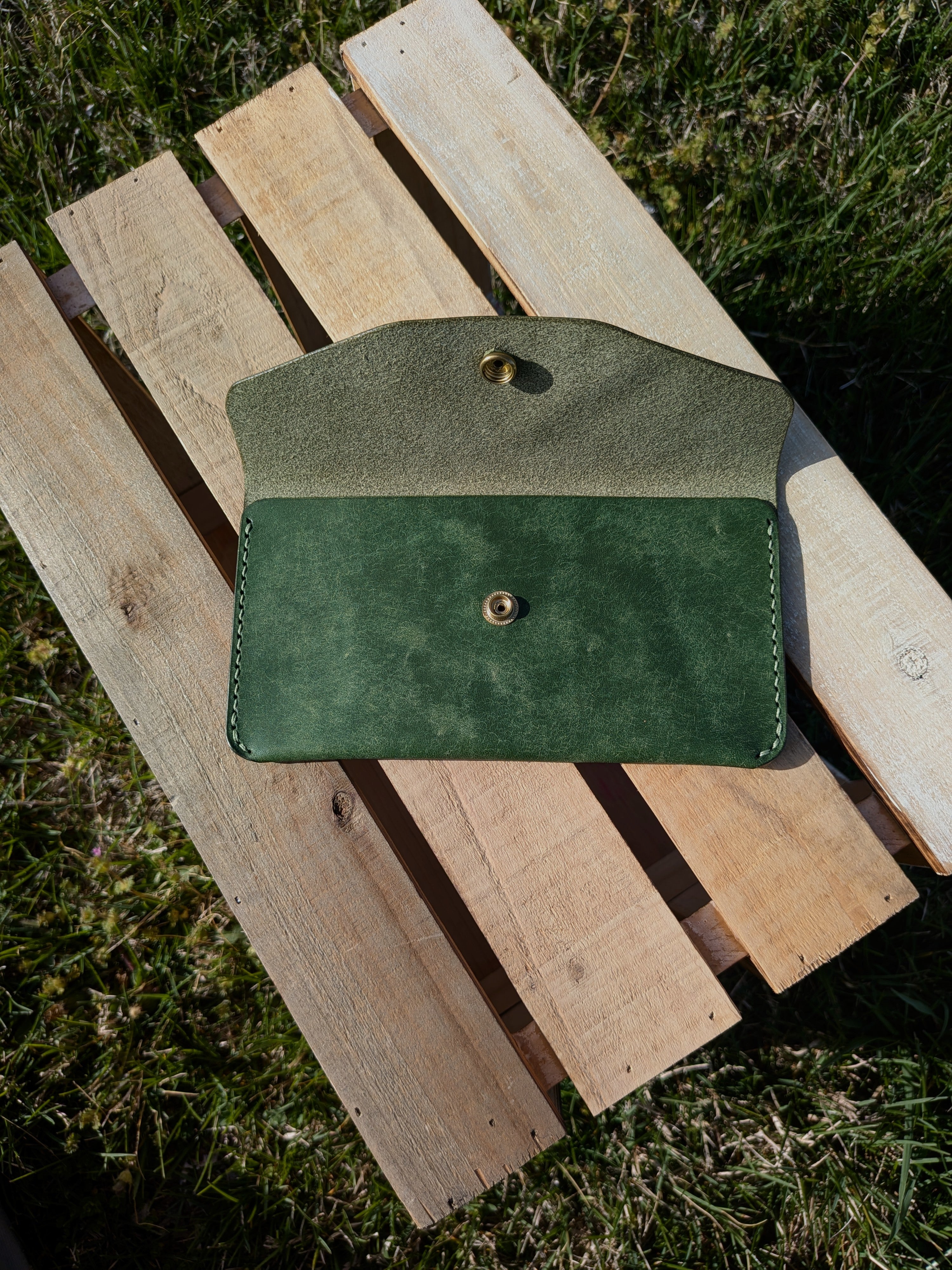 The Market Wallet - Green w/ Pistachio