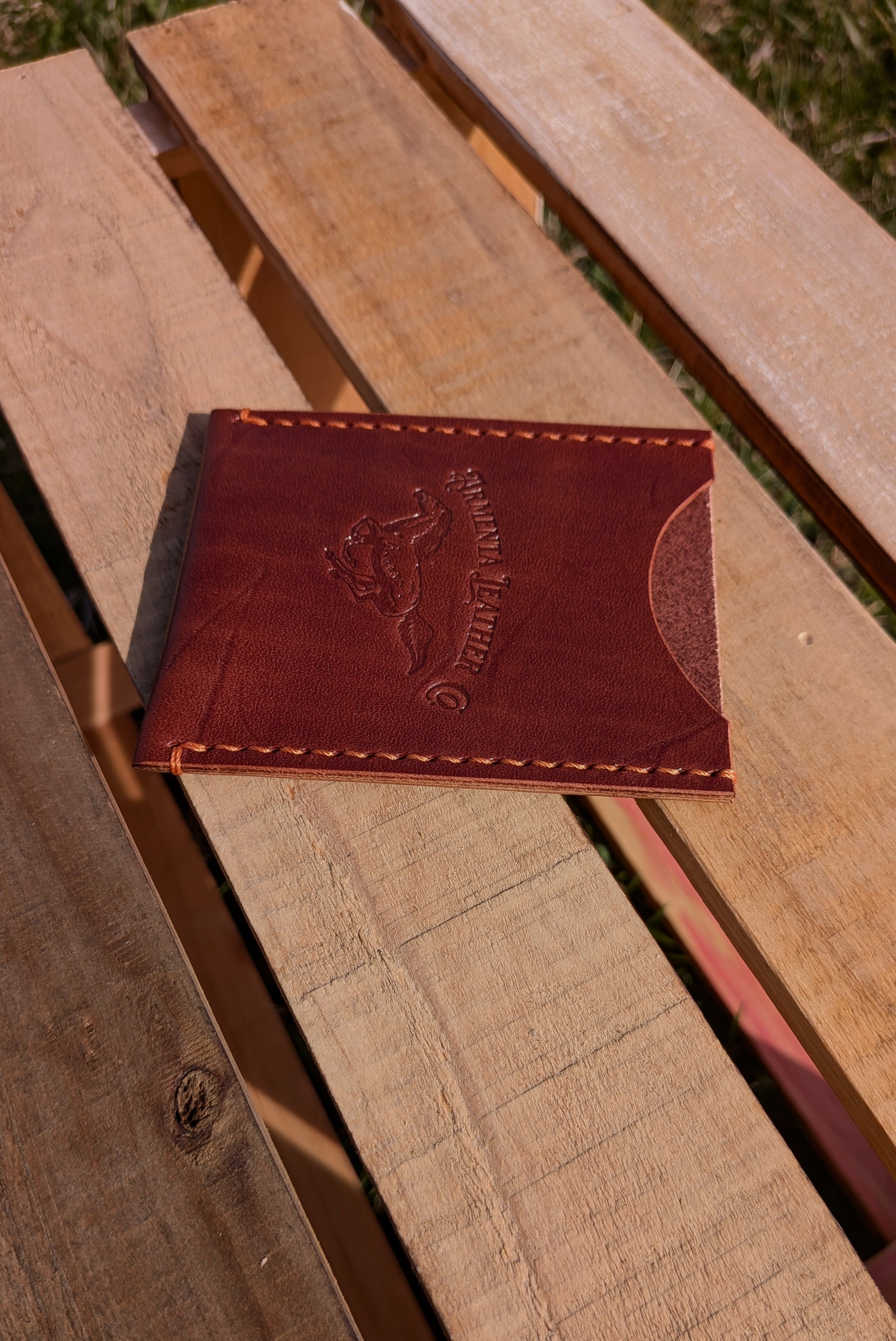 The Thompson - Medium Brown & Burnt Orange