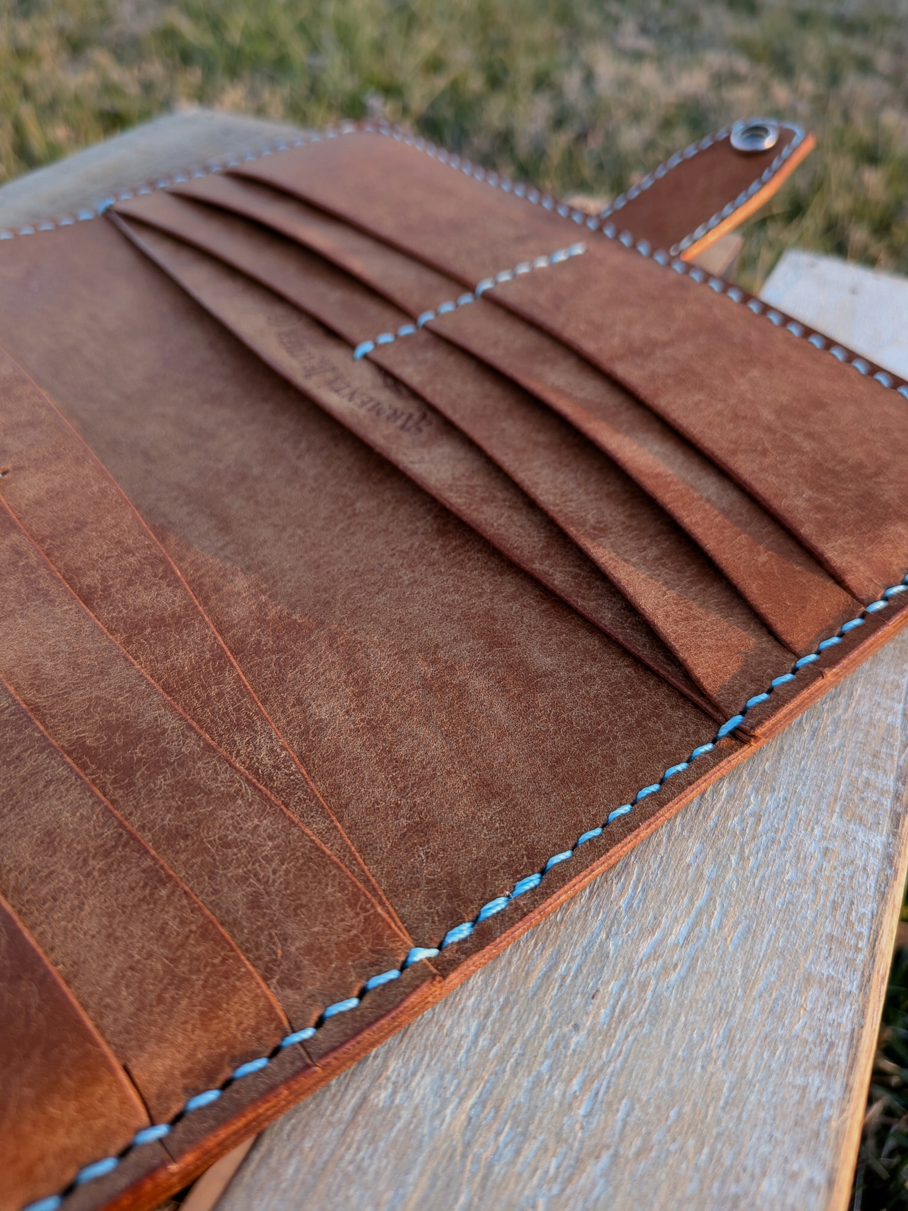 The Barkley - Cognac & Turquoise