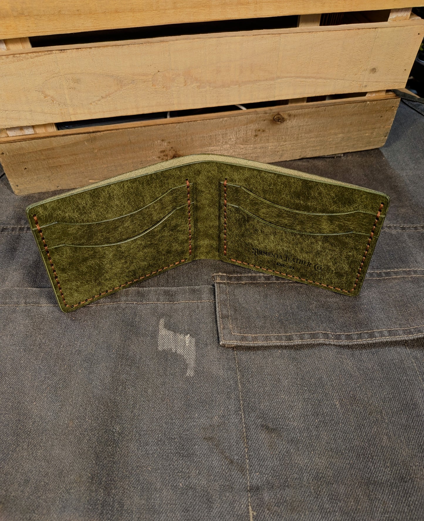 Traditional Bifold - Moss Green