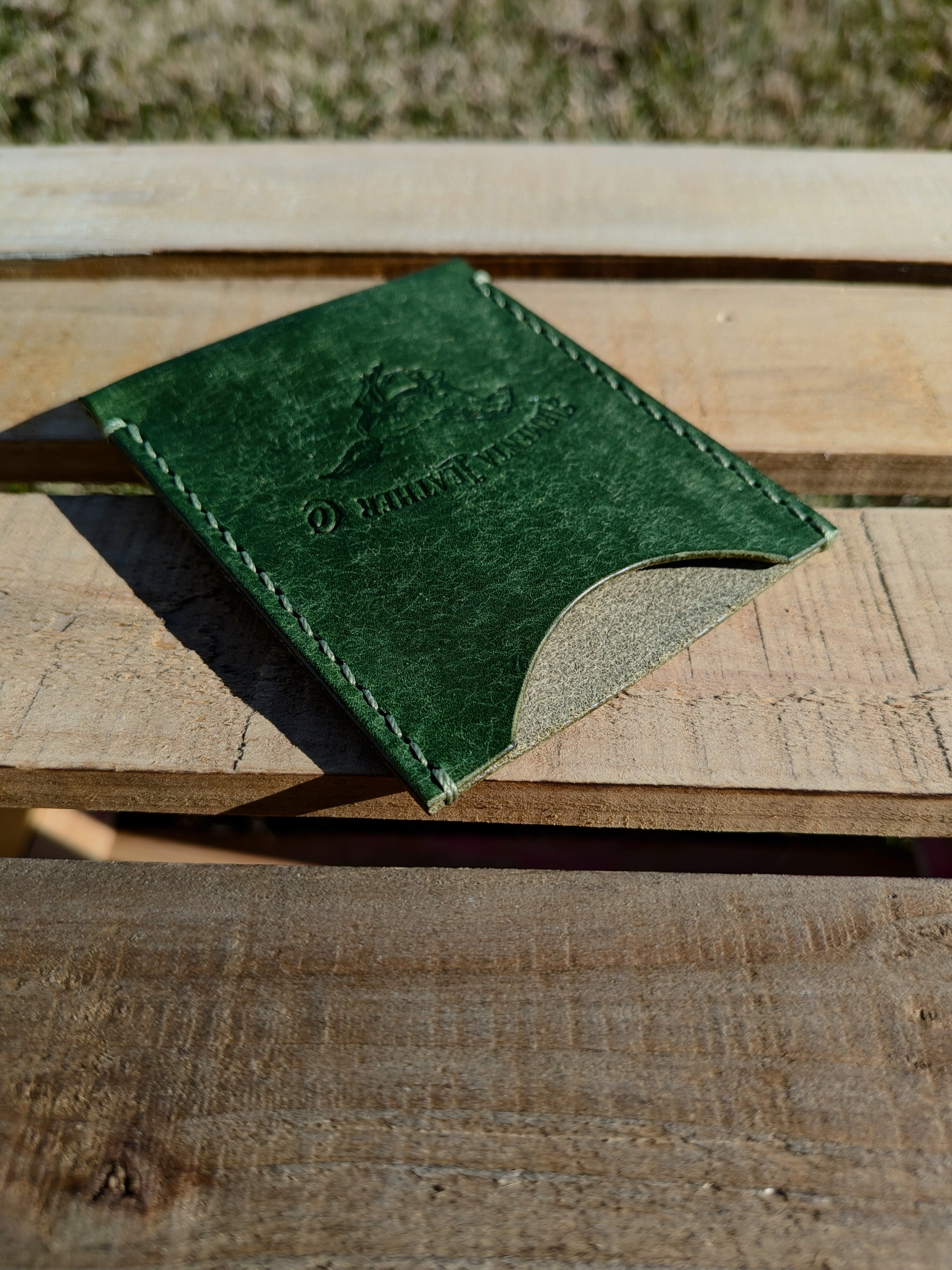 Thompson Card Sleeve - Green Pueblo