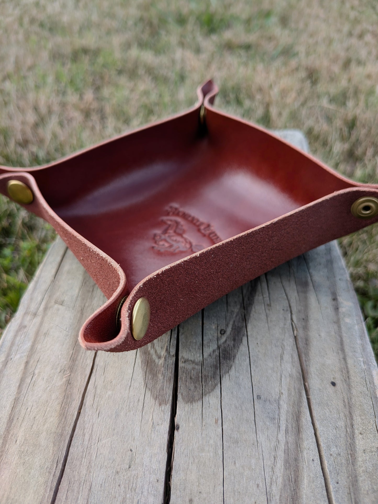 Small Valet Tray - Classic Brown