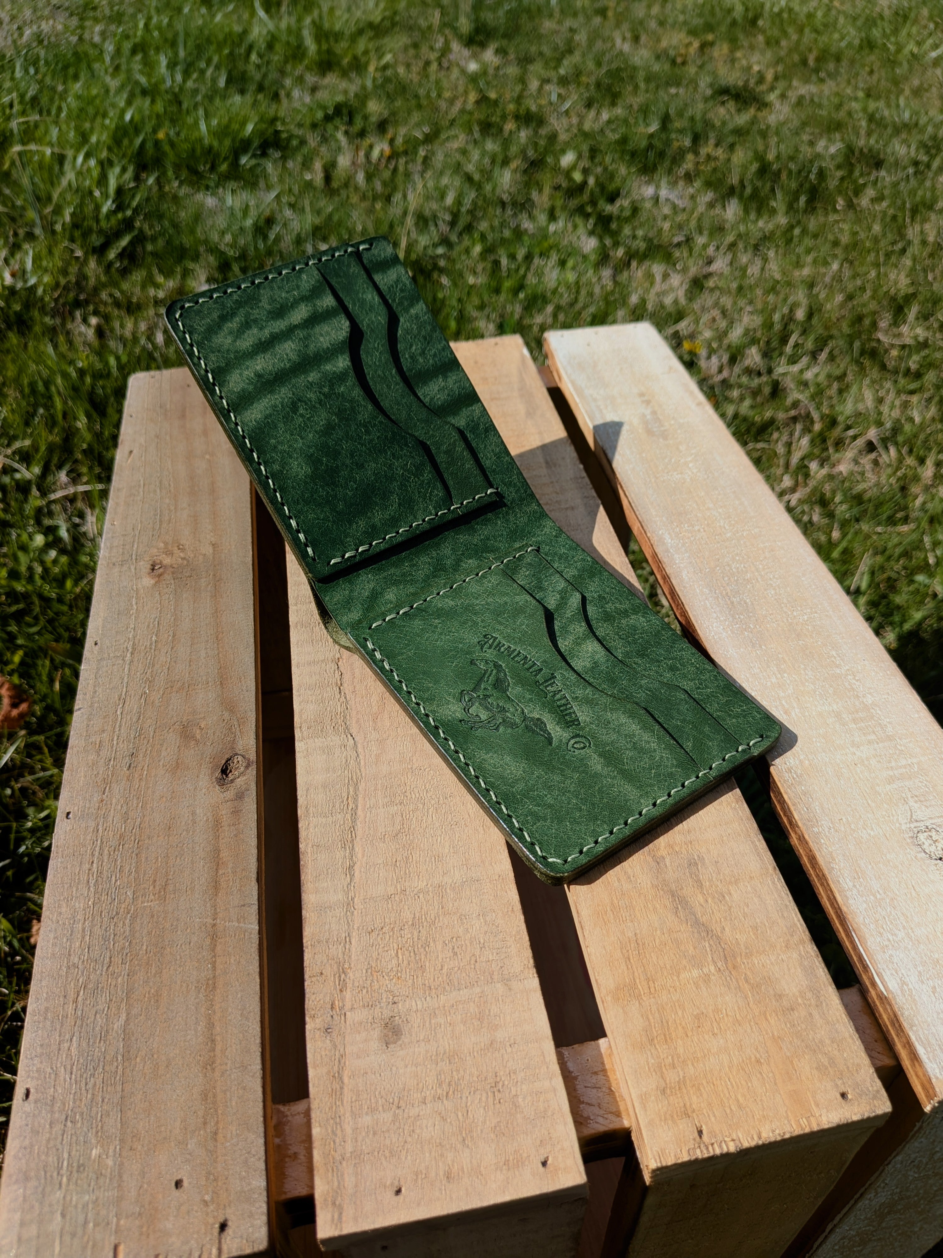 Traditional Bifold - Green w/ Pistachio