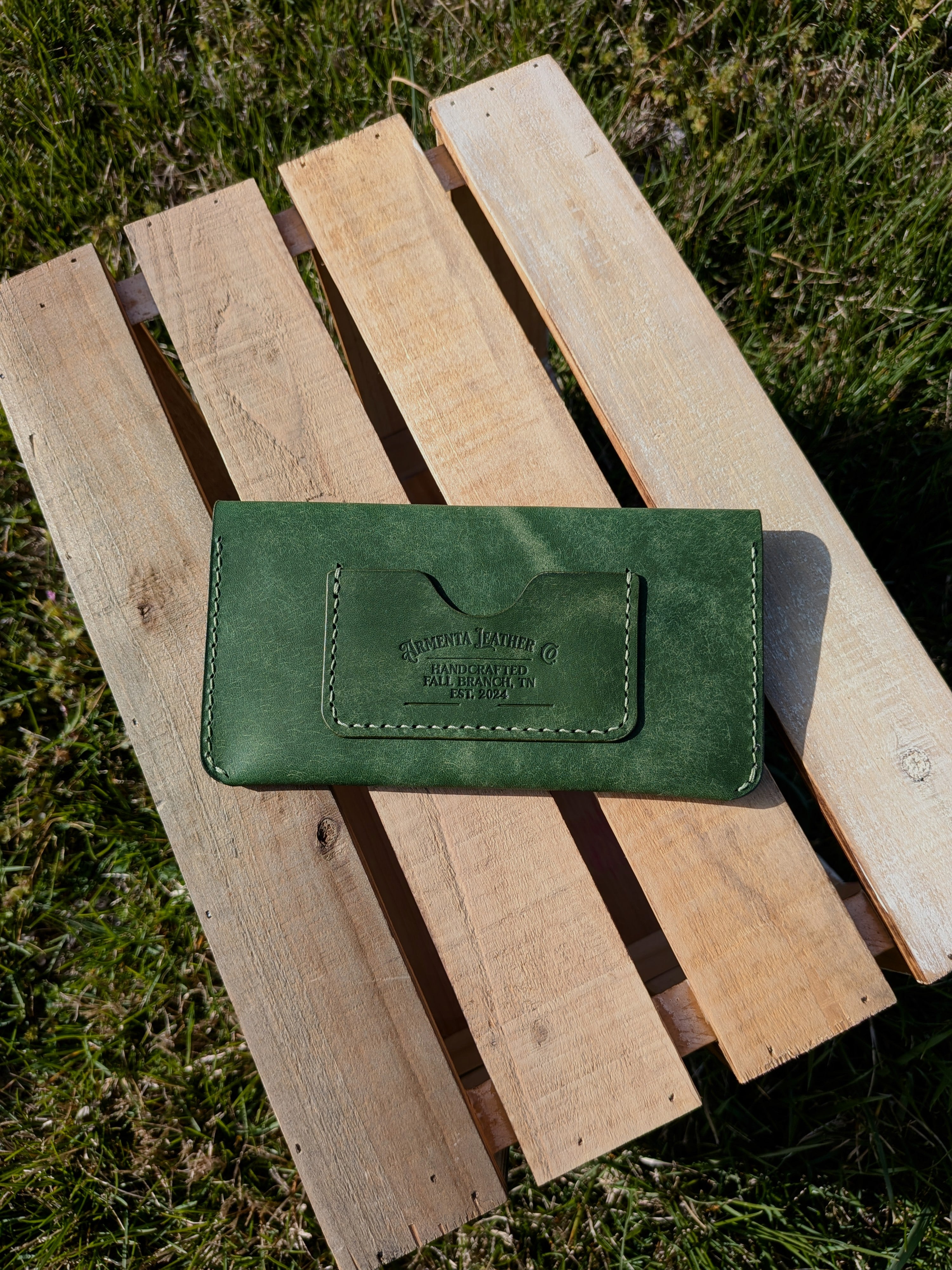 The Market Wallet - Green w/ Pistachio