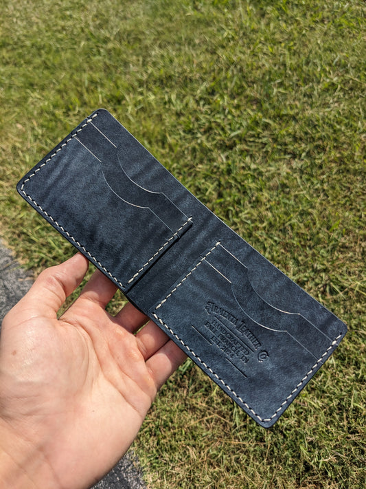 The Gideon Bifold - Navy w/ Ivory