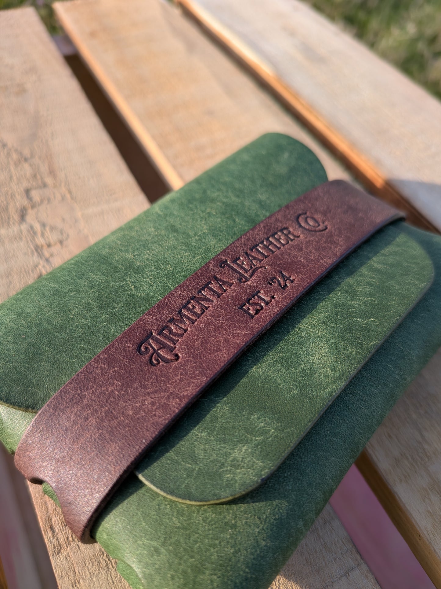 The Callaway - Green & Dark Brown