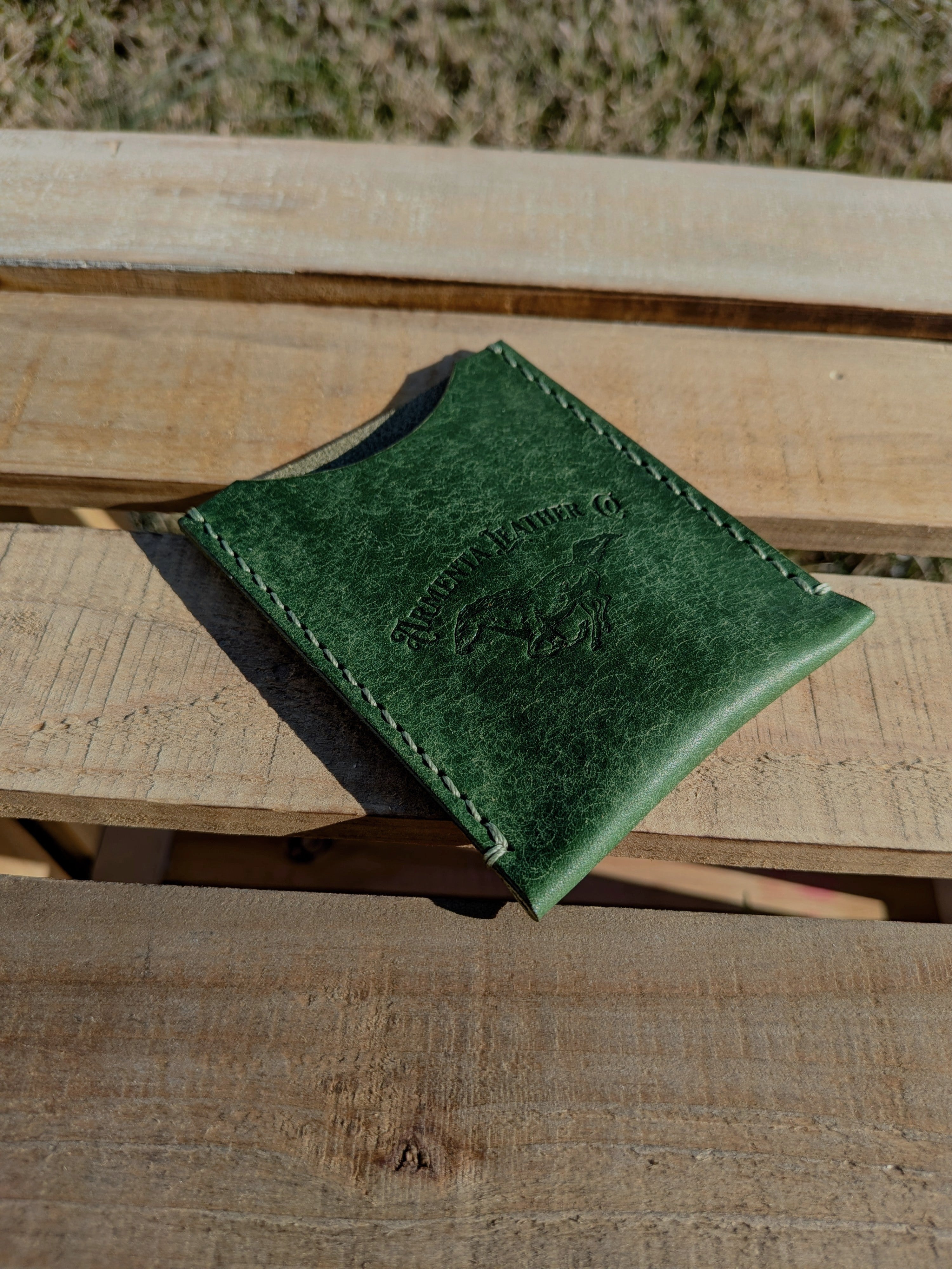Thompson Card Sleeve - Green Pueblo