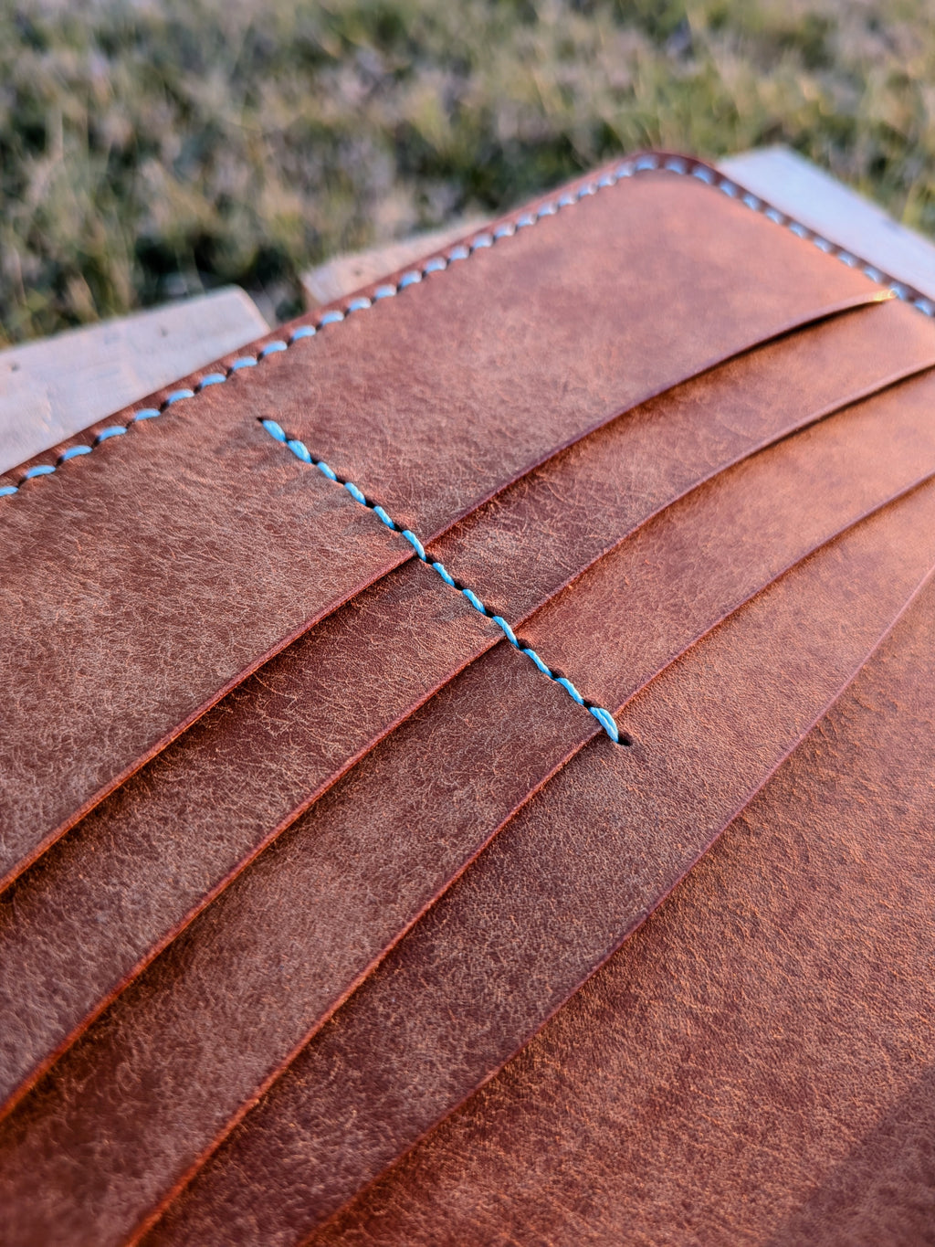 The Barkley - Cognac & Turquoise