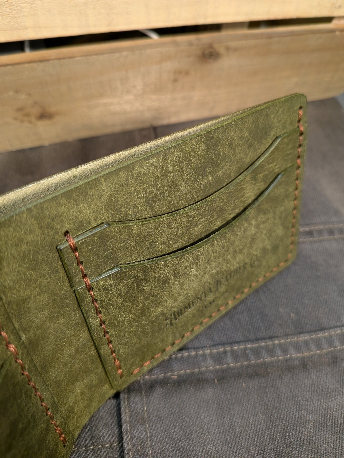 Traditional Bifold - Moss Green
