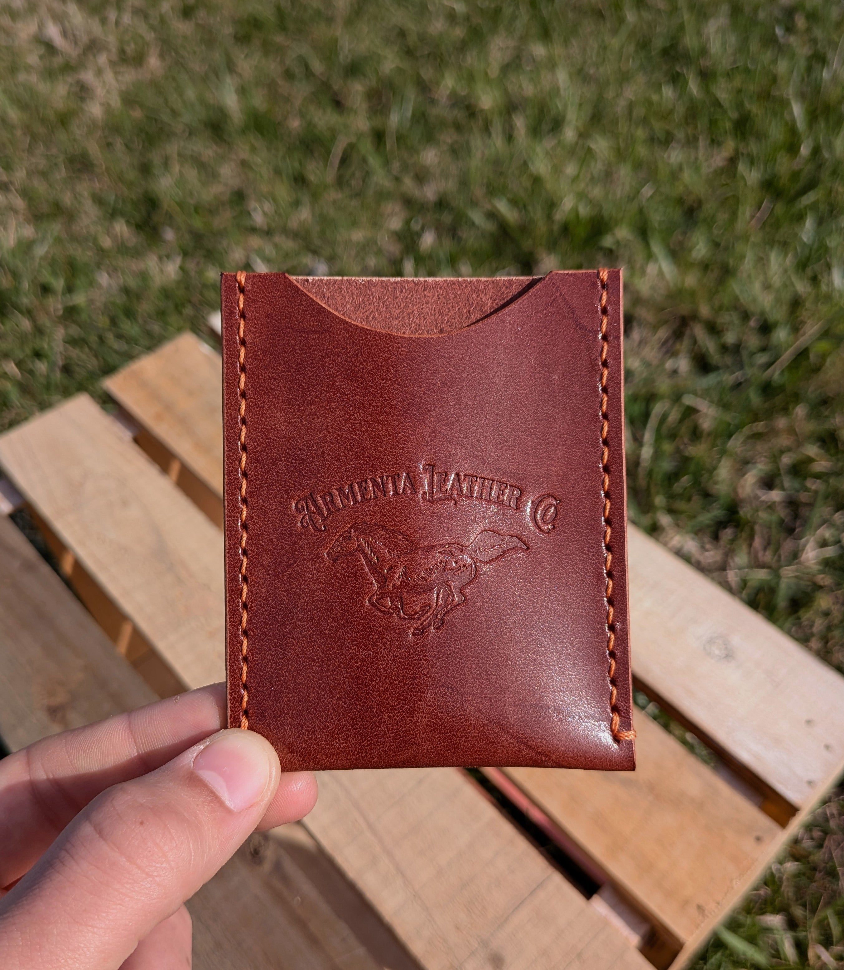 The Thompson - Medium Brown & Burnt Orange