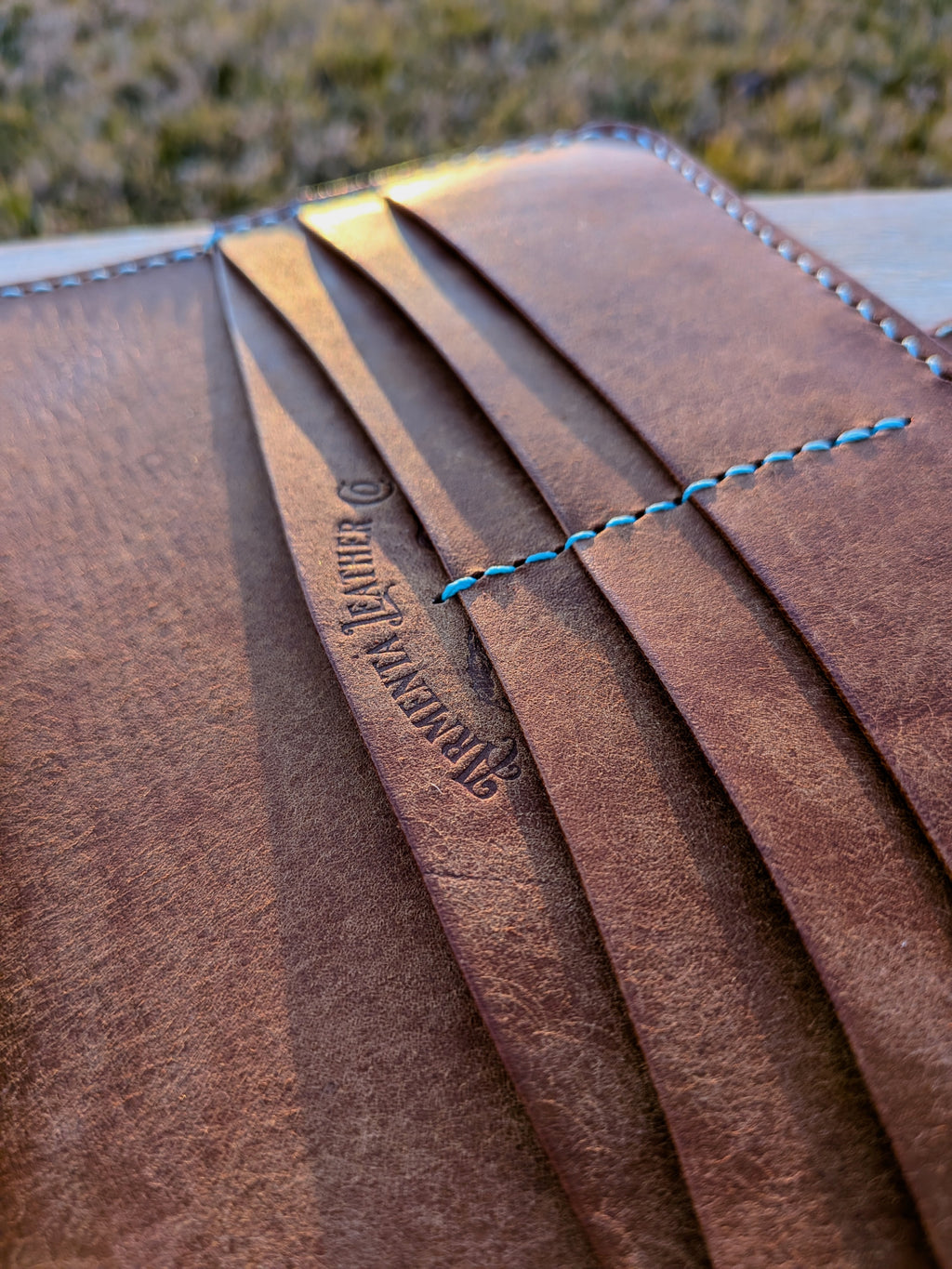 The Barkley - Cognac & Turquoise