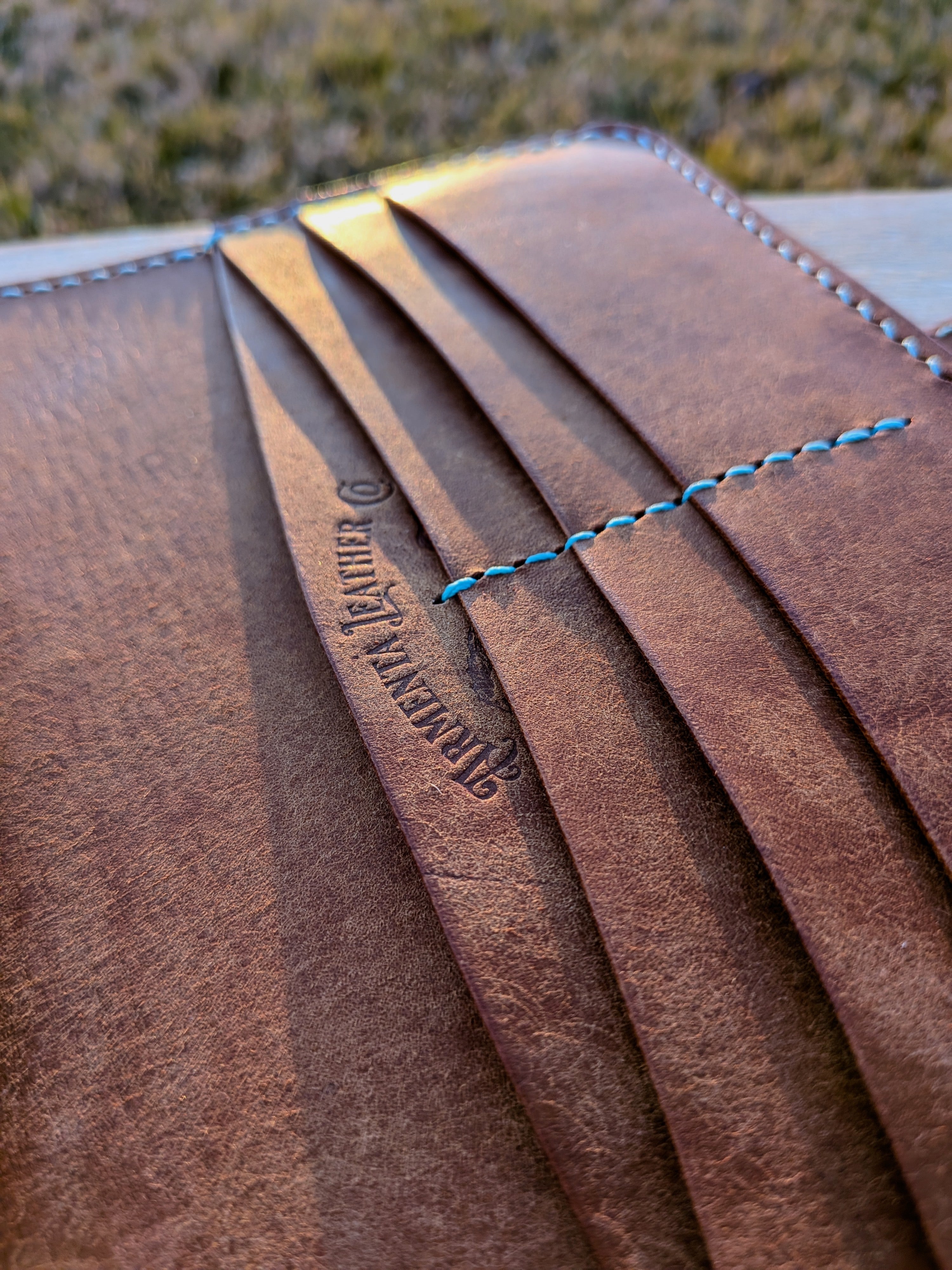 The Barkley - Cognac & Turquoise