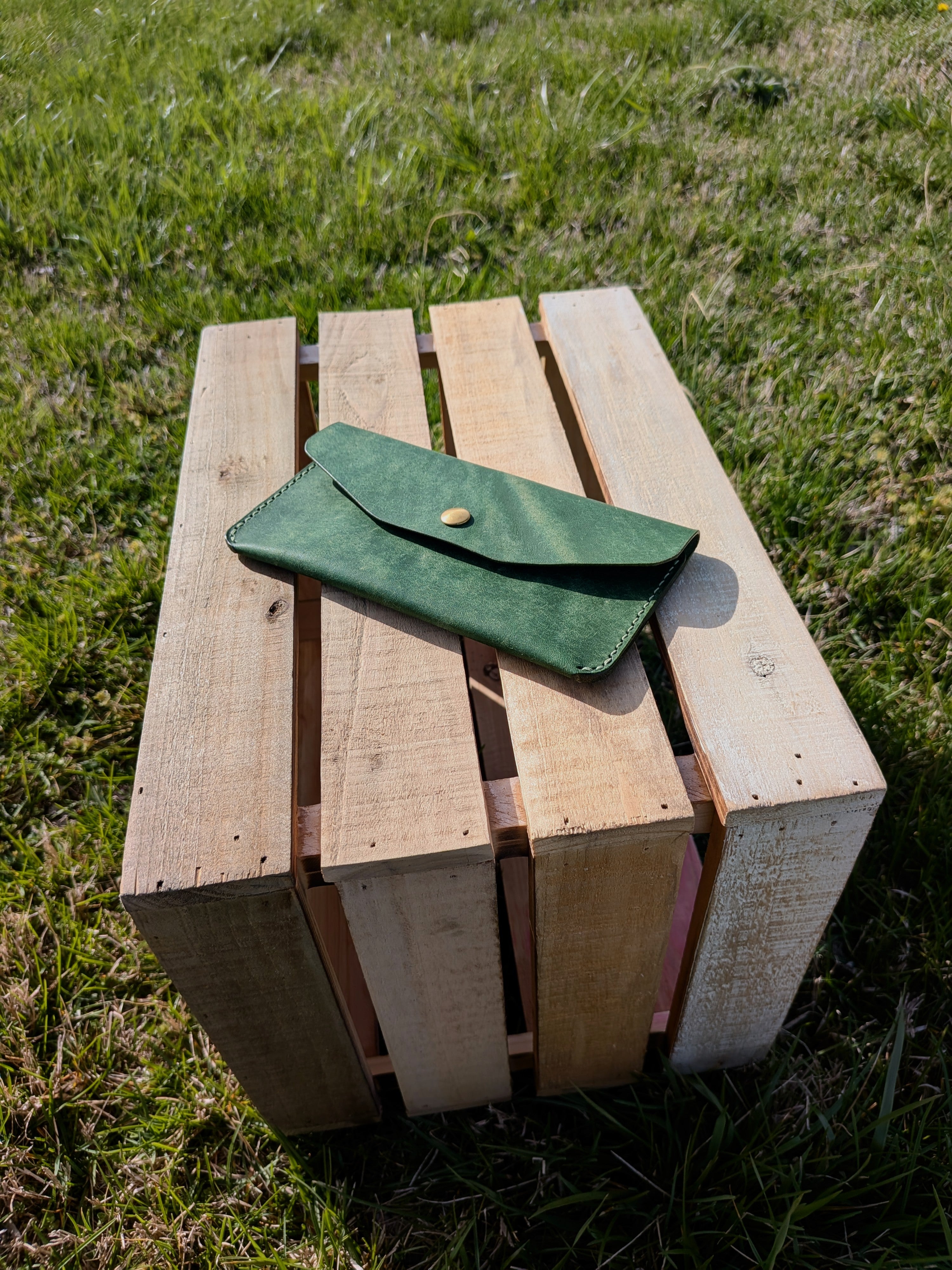 The Market Wallet - Green w/ Pistachio