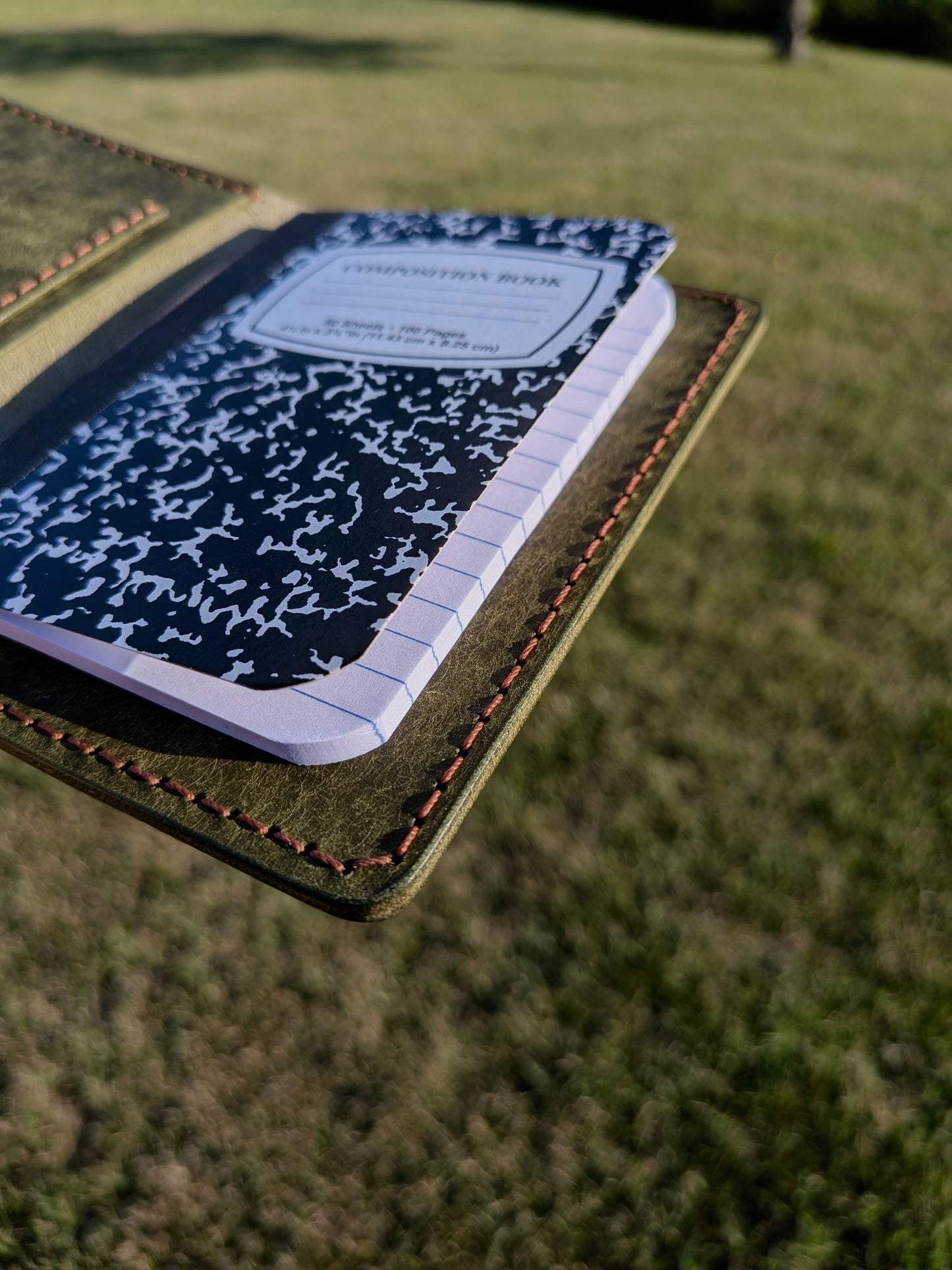 Small Journal Wallet - Dark Green