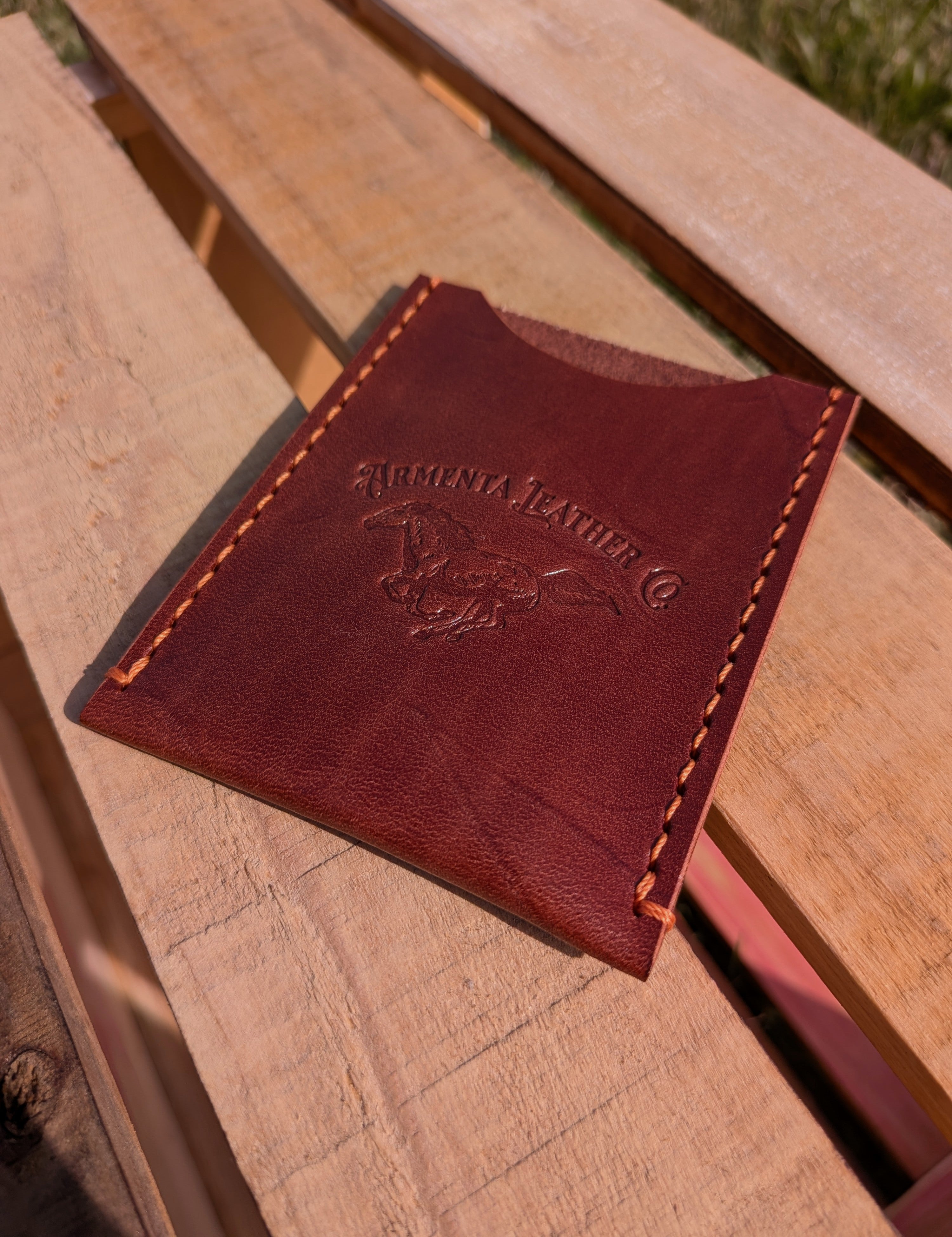 The Thompson - Medium Brown & Burnt Orange