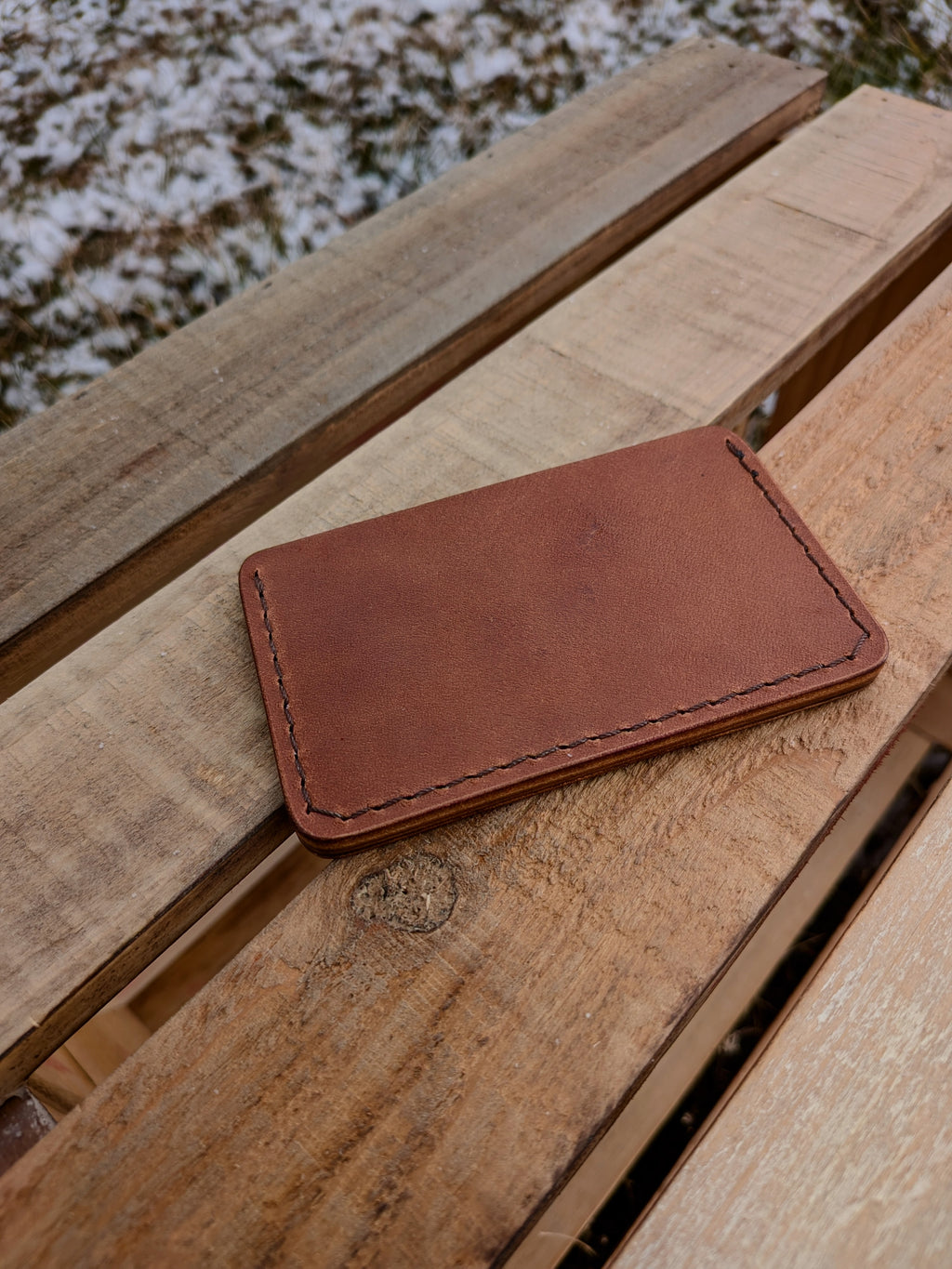 Erwin Card Wallet - Buck Brown w/ Pecan