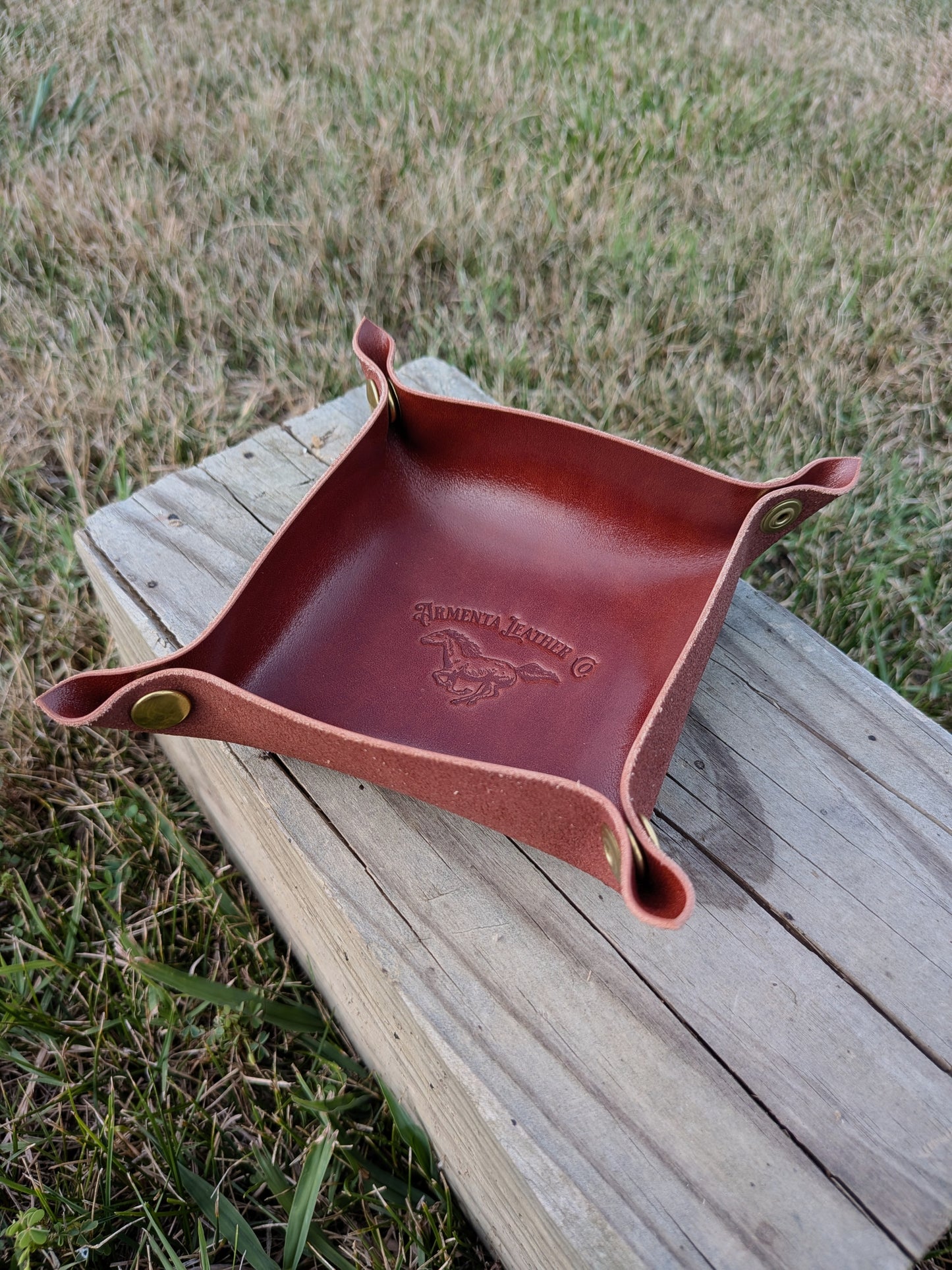 Small Valet Tray - Classic Brown