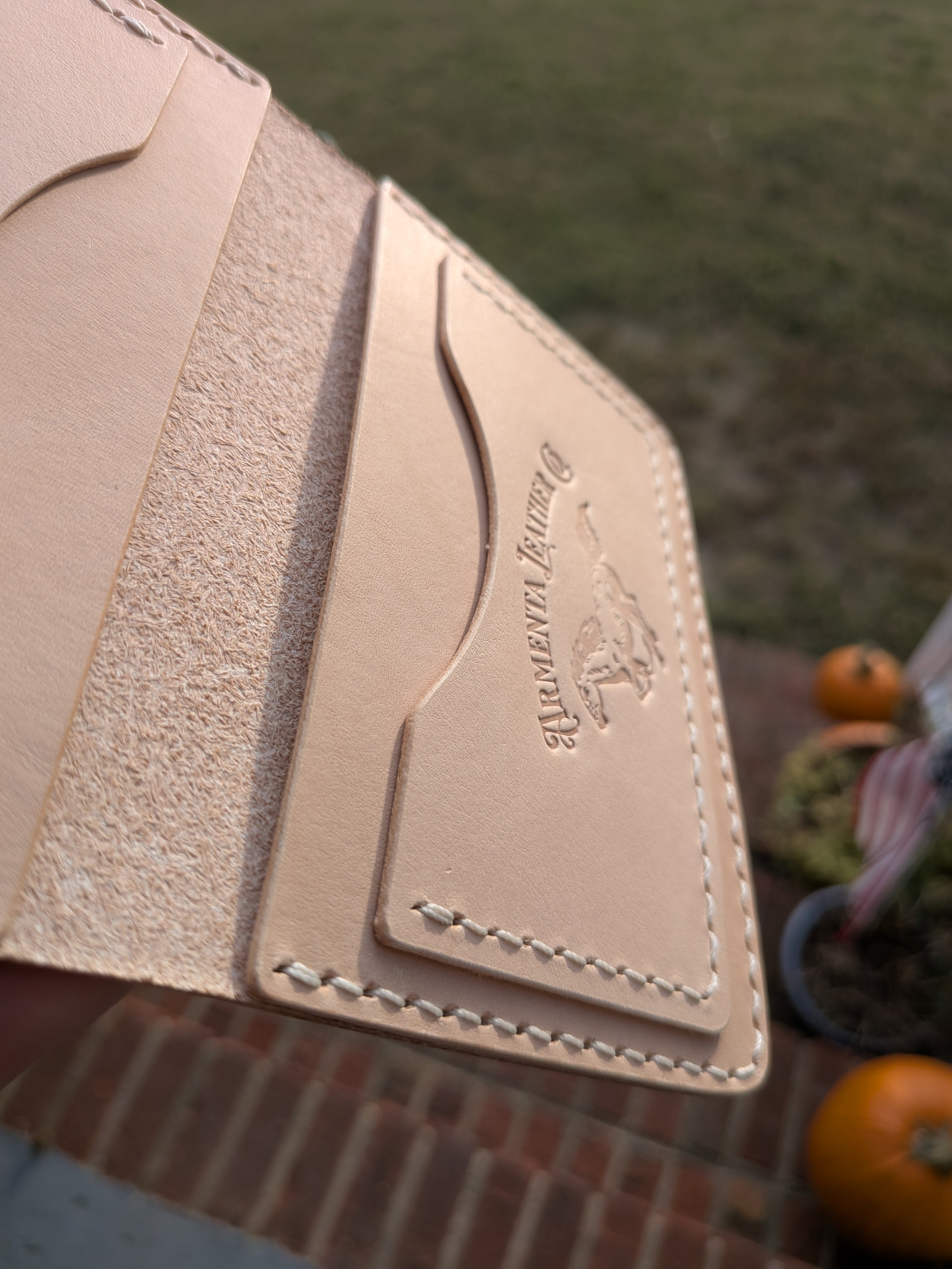 Porter Snap Wallet - Natural w/ Ivory