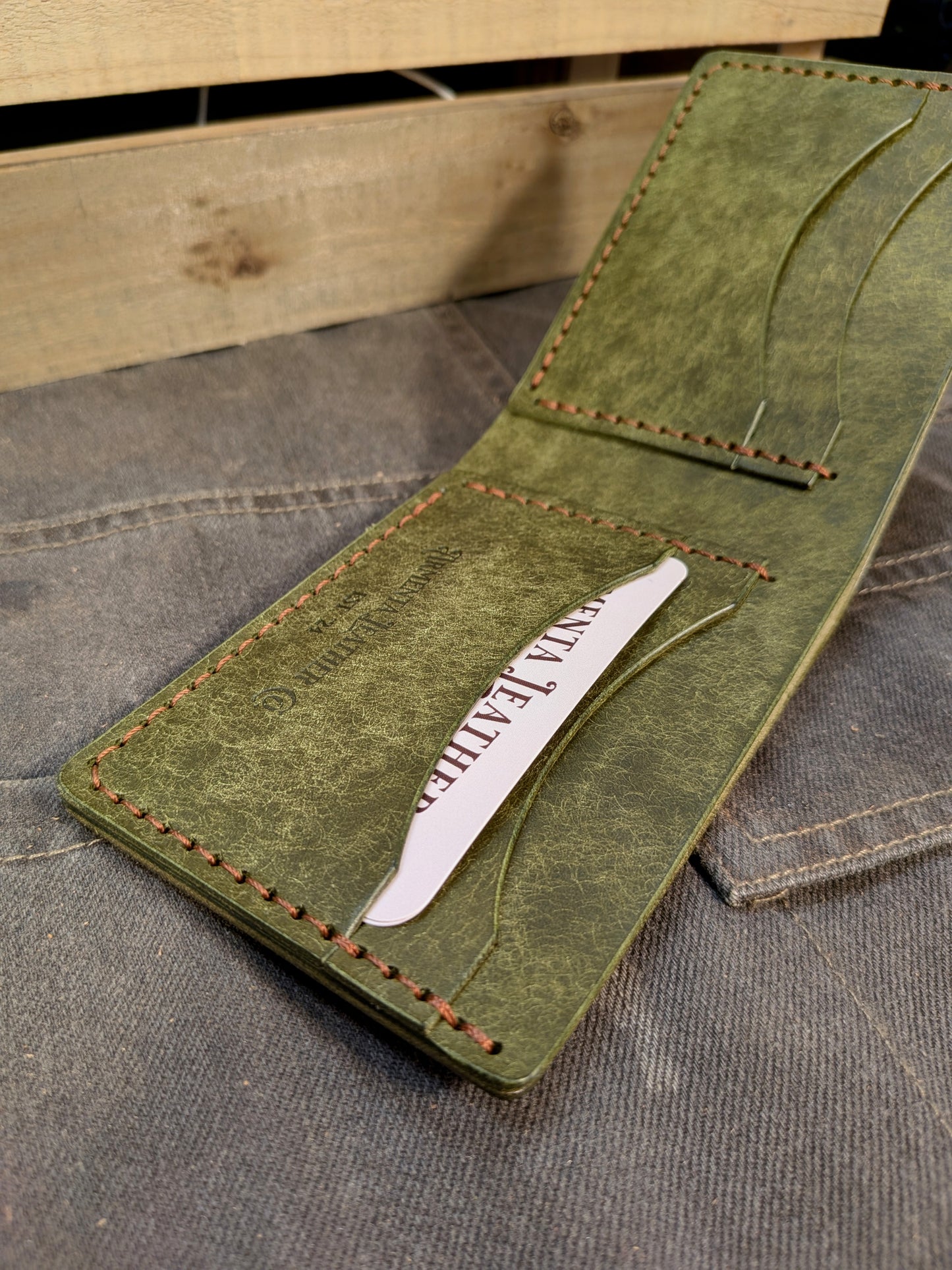 Traditional Bifold - Moss Green