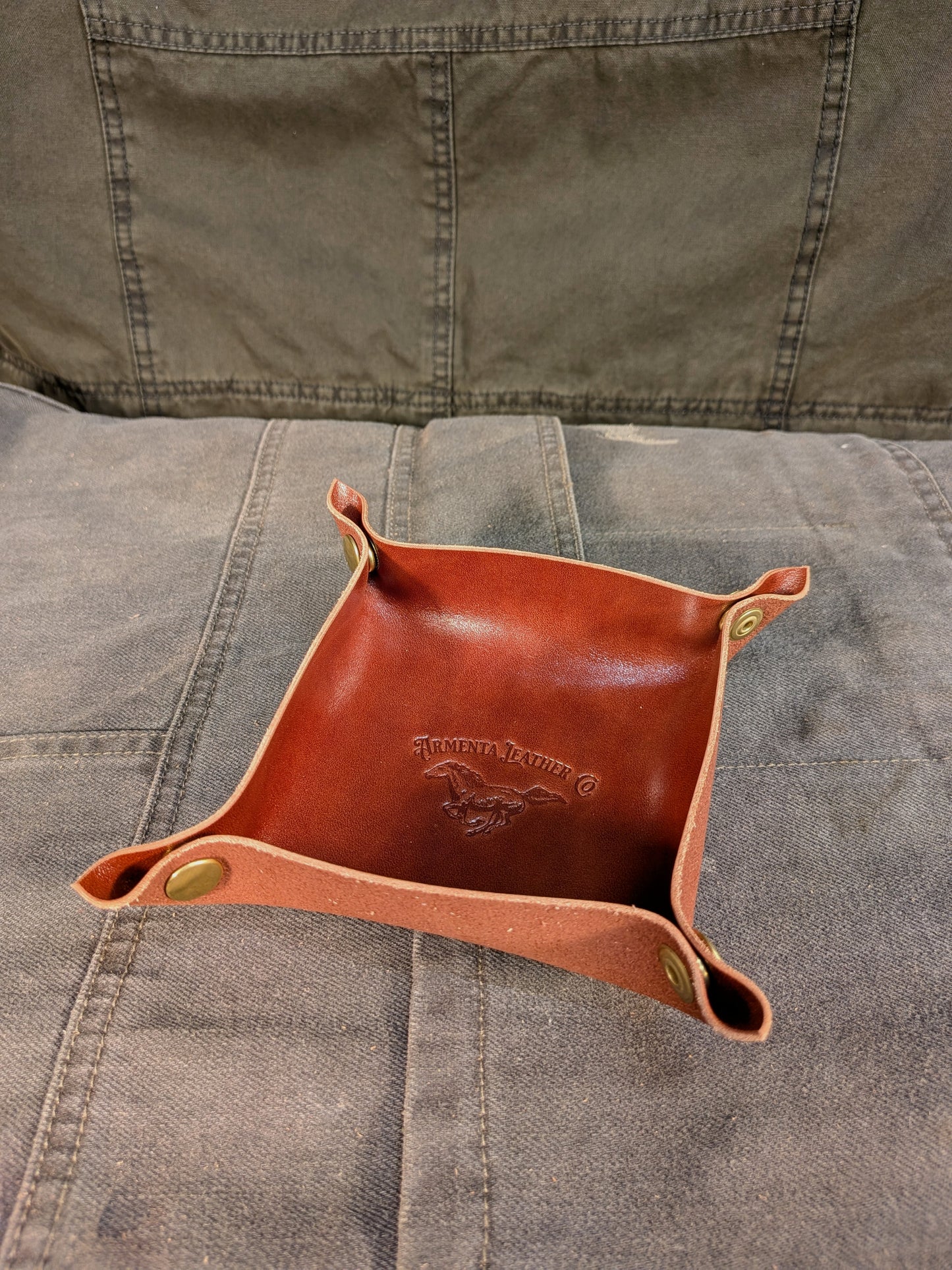 Small Valet Tray - Classic Brown