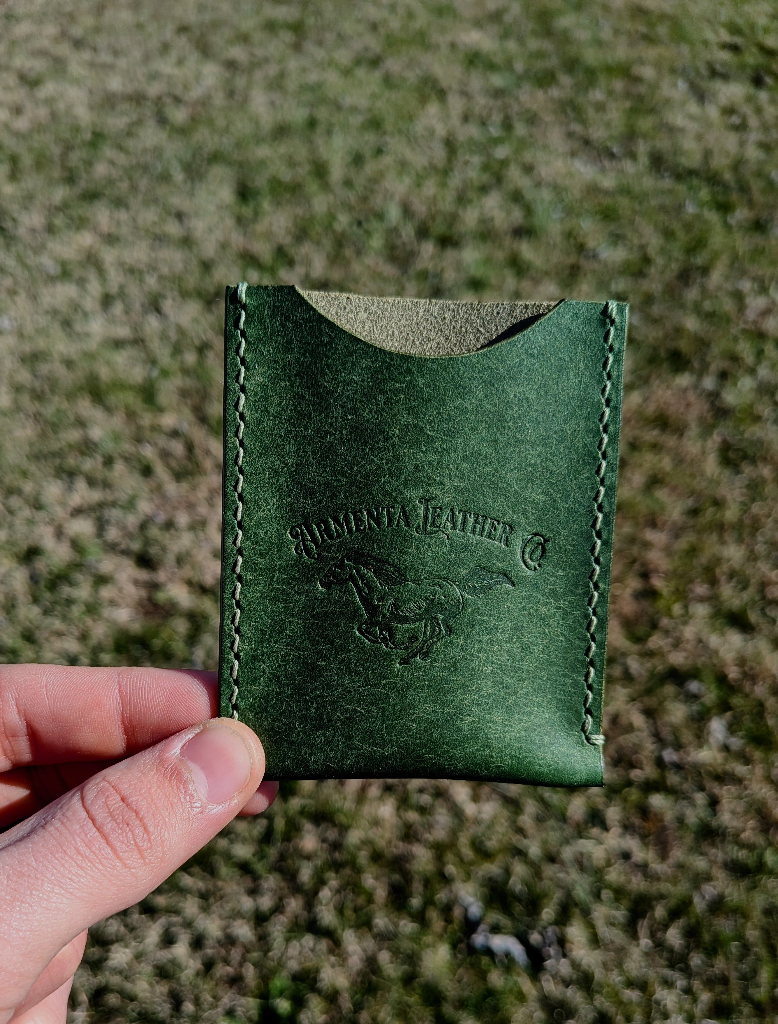 Thompson Card Sleeve - Green Pueblo