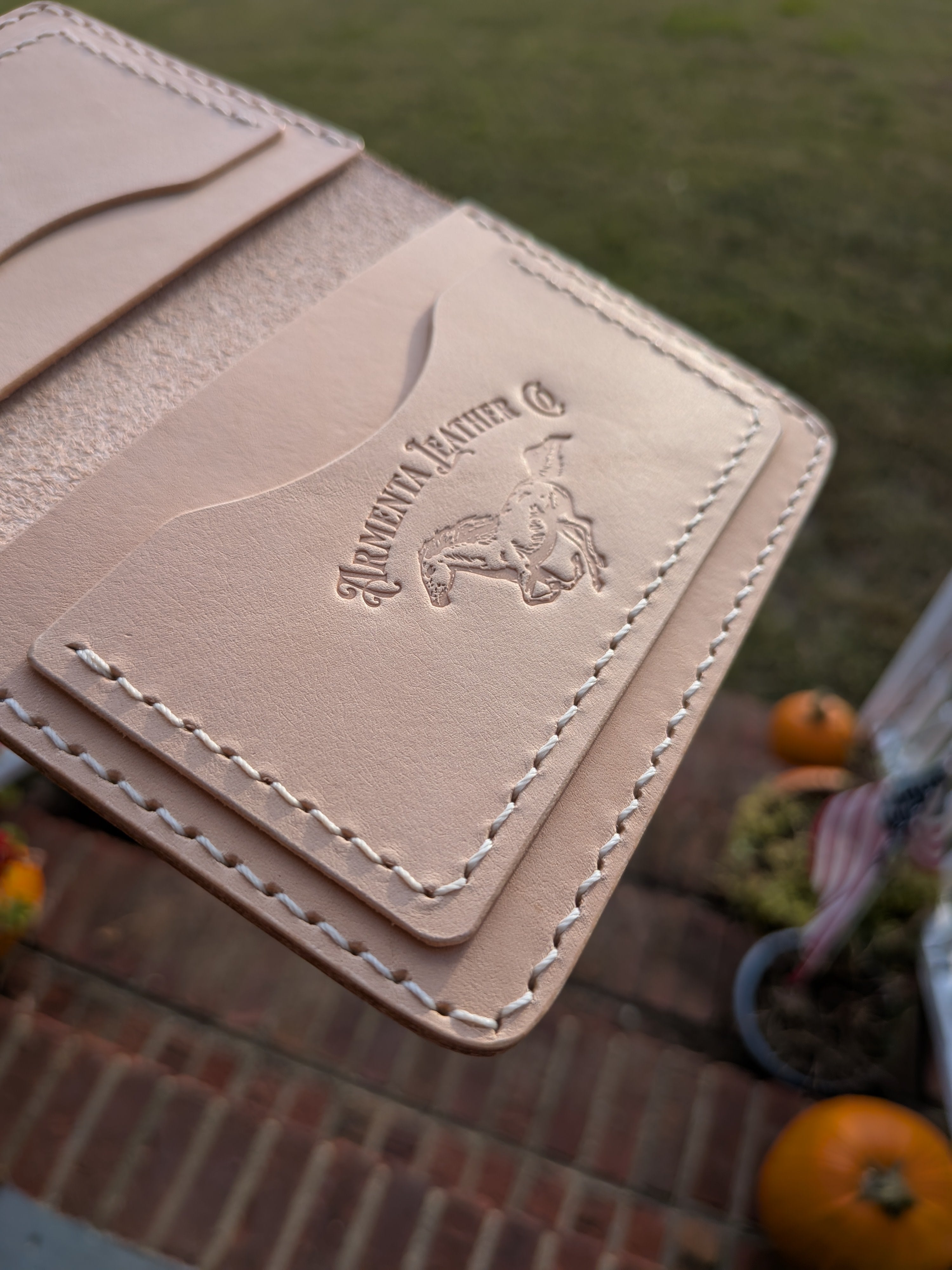 Porter Snap Wallet - Natural w/ Ivory