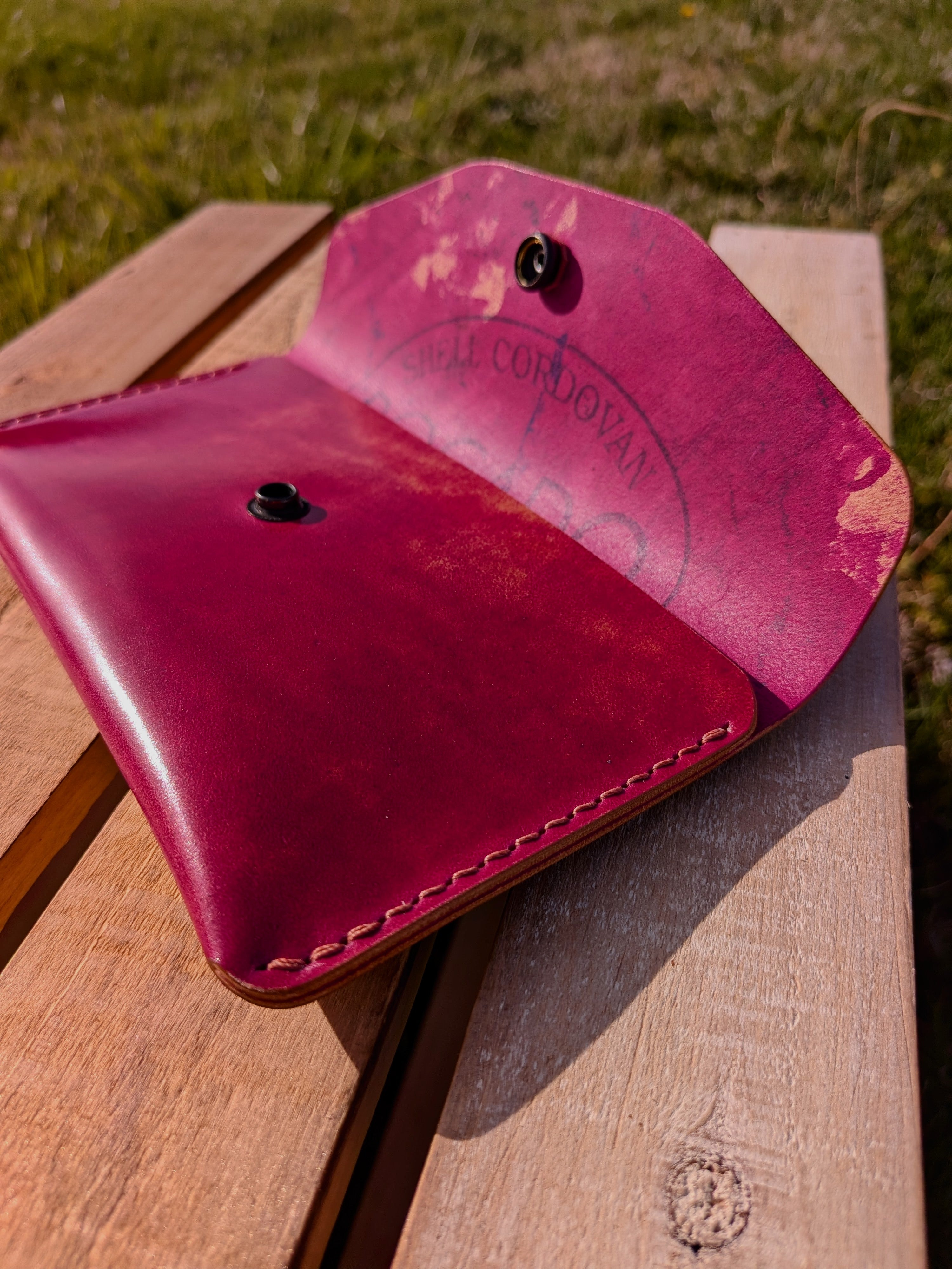 The Market Wallet - Pink Marble