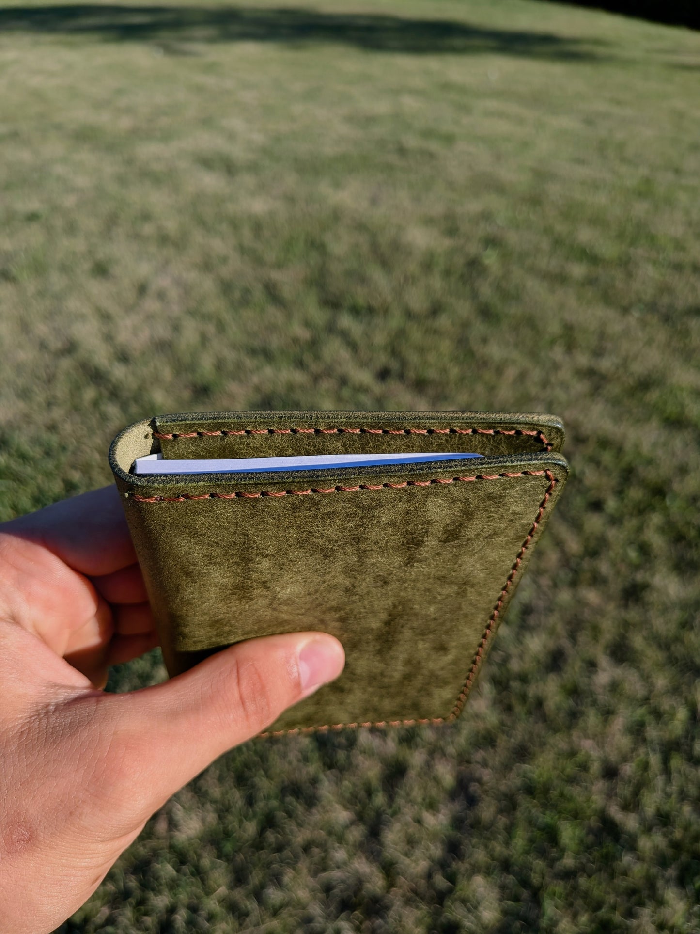 Small Journal Wallet - Dark Green