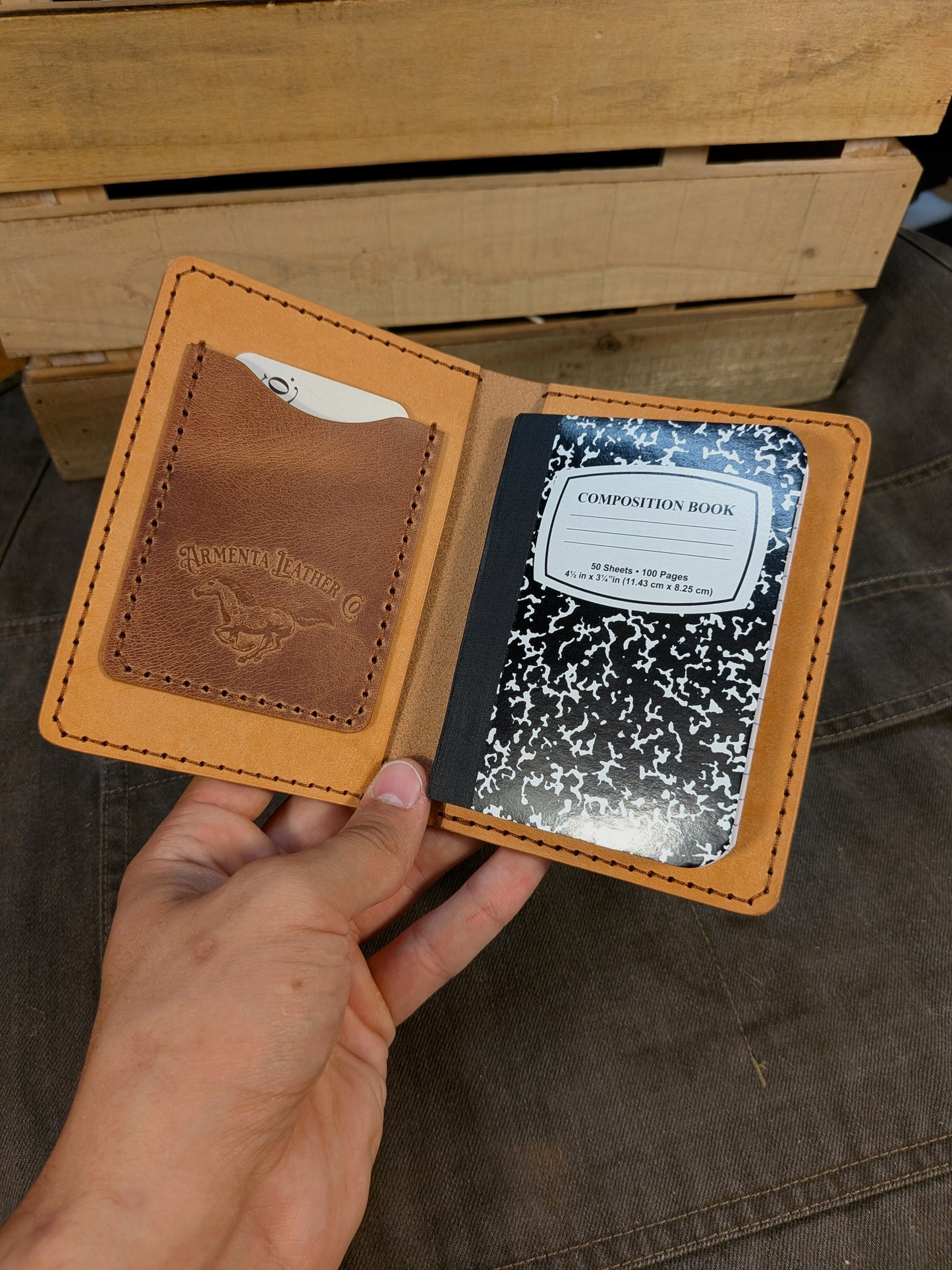 Small Journal Wallet - Sedona & Natural