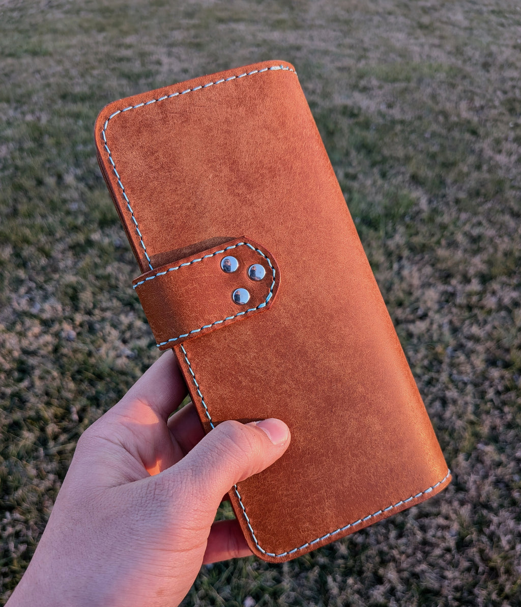 The Barkley - Cognac & Turquoise