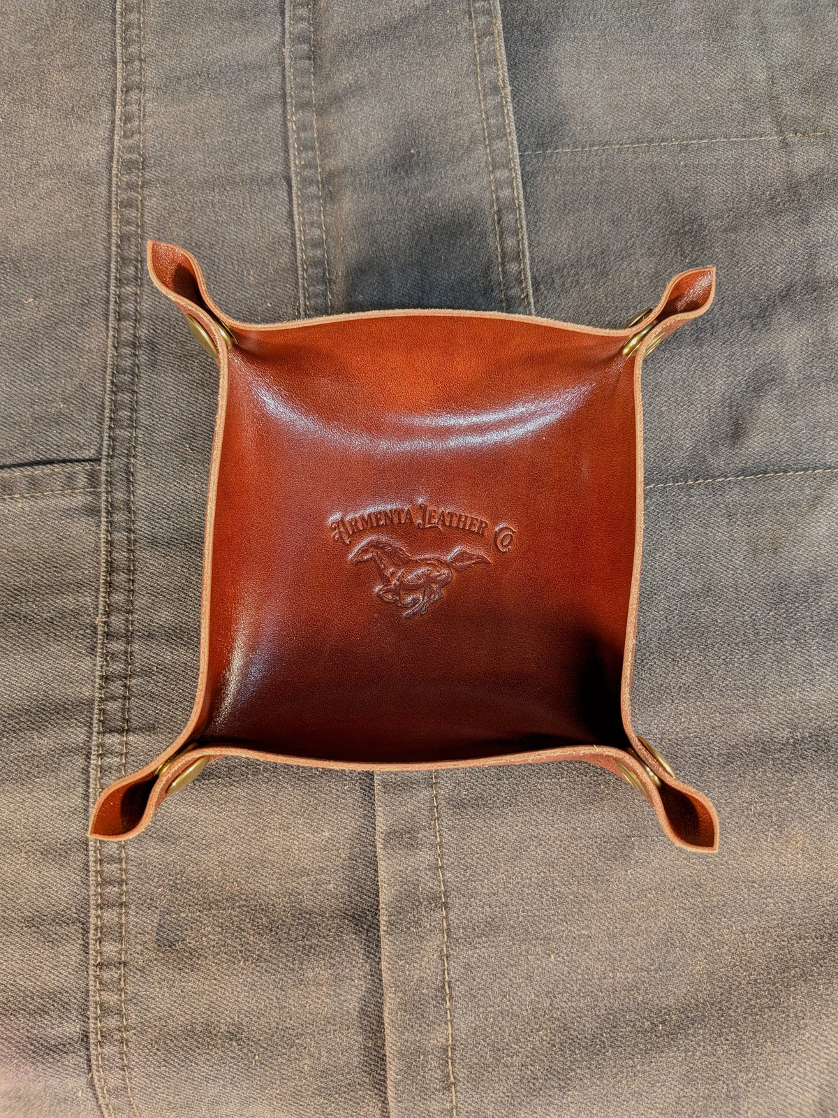 Small Valet Tray - Classic Brown