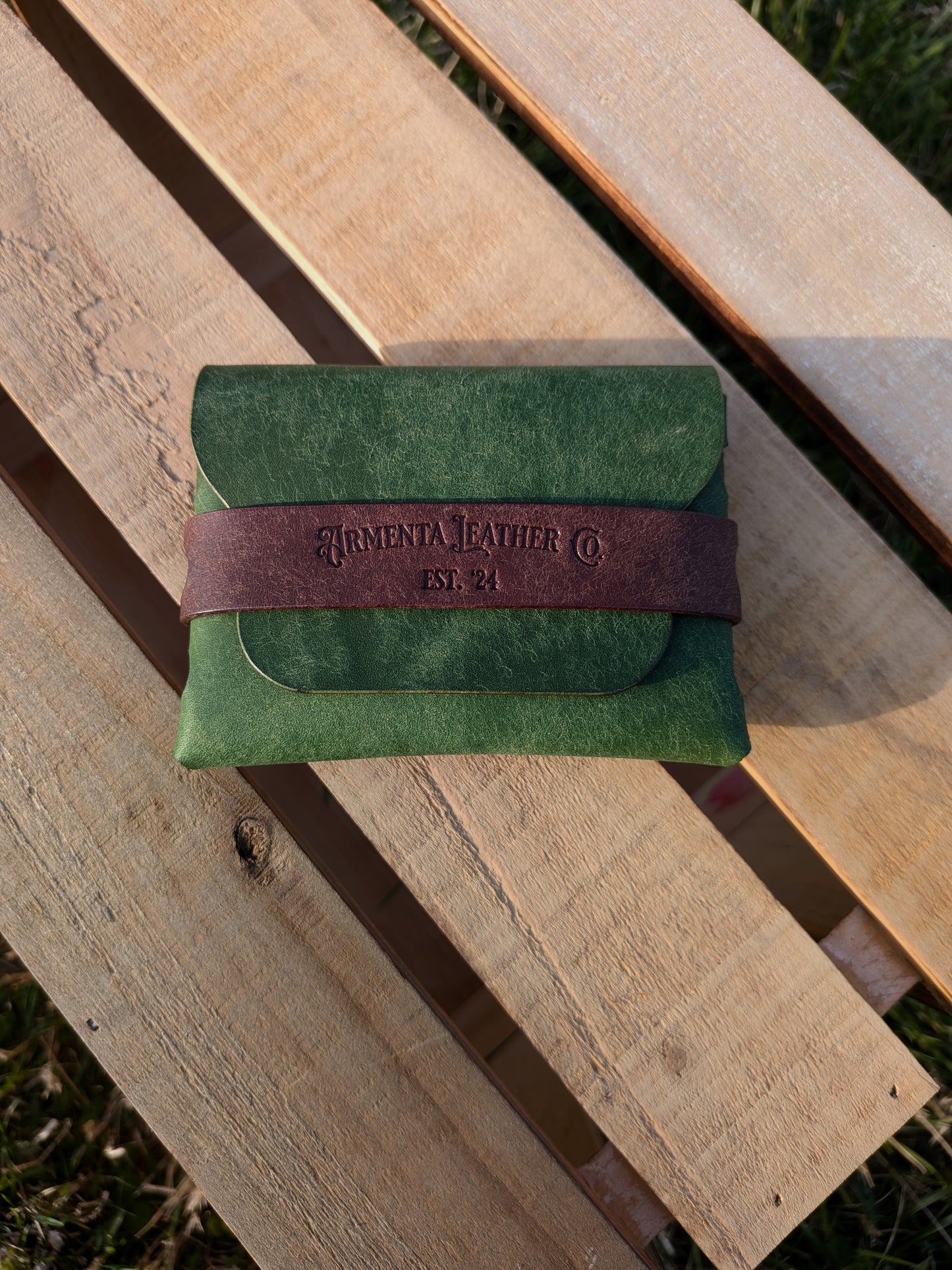 The Callaway - Green & Dark Brown