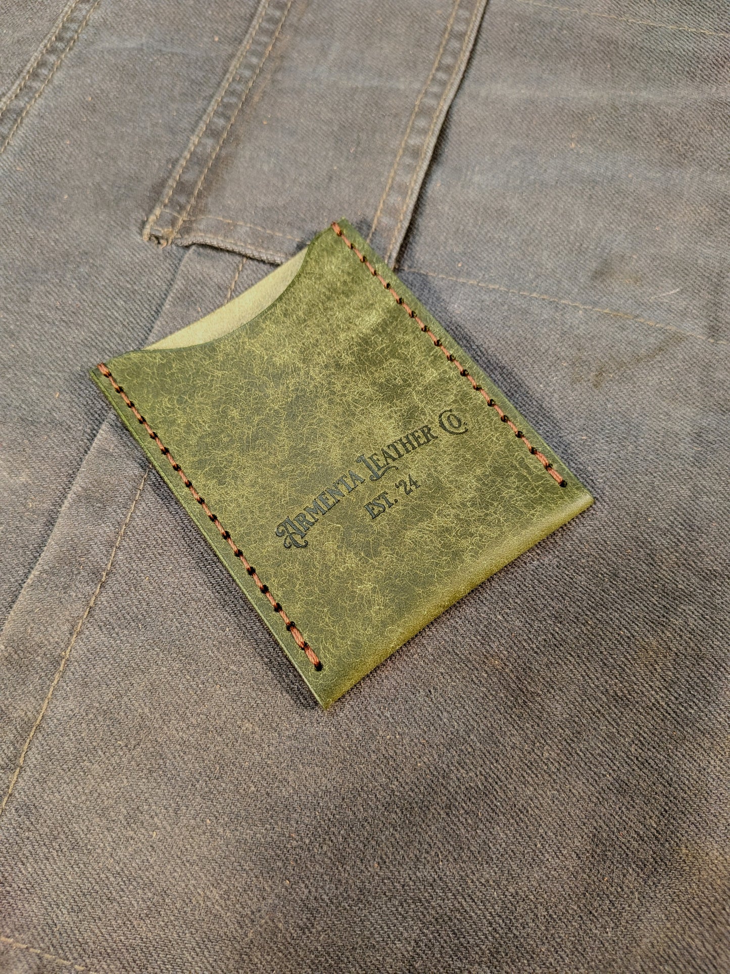 Thompson Card Sleeve - Moss Green
